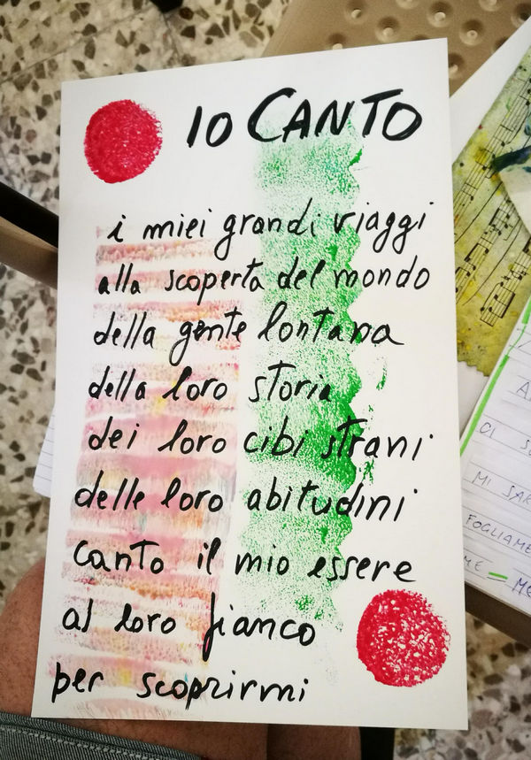 IO CANTO attività liberamente ispirata al Metodo Caviardage